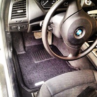 Ковры 3D ворсовые Euromat 3D ЛЮКС для BMW E87 2007-2011 (цвет Черный)