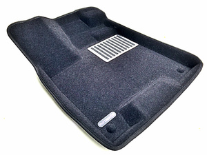 Ковры 3D ворсовые Euromat 3D ЛЮКС для Acura MDX 2006-2013 (цвет Черный) EM3D-000001