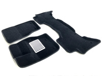 Ковры 3D ворсовые Euromat 3D ЛЮКС для Land Rover Voque 2014- (цвет Черный) EM3D-003106