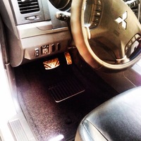 Ковры 3D ворсовые Euromat 3D ЛЮКС для Mitsubishi Pajero 2006-2014 (цвет Черный)