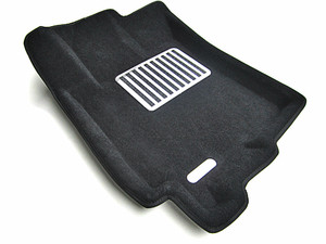 Ковры 3D ворсовые Euromat 3D ЛЮКС для Subaru Tribecca 2005- (цвет Черный)