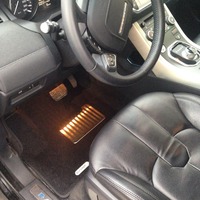 Ковры 3D ворсовые Euromat 3D ЛЮКС для LAND Rover Range Rover Evogue 2011- (цвет Черный)