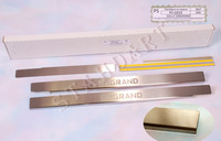 Накладки порогов Standart Natanika для Geely EMGRAND 7 2012- PS-GE03 (4 шт.)