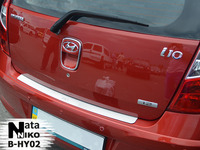 Накладки бампера без загиба Natanika для Hyundai i10 2008- (5 дверей) B-HY02 (1 шт.)