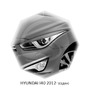 Реснички на фары CarlSteelman для Hyundai i40 2011-