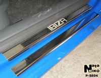 Накладки порогов Premium Natanika для SEAT IBIZA 2002-2008 (5 дверей) P-SE04 (8 шт.)