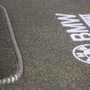 Ковры ворсовые Duomat серые для Volkswagen Crafter (с 2006)