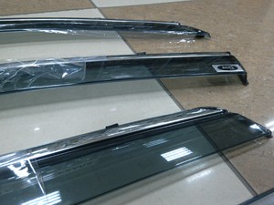 Дефлекторы окон клеящиеся ALVI-style для Honda Accord 2012- Sedan (хром. молдинг) из НЕРЖАВЕЙКИ