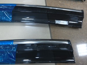 Дефлекторы окон клеящиеся ALVI-style для Honda CR-V 2007- (хромированный молдинг)