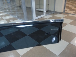 Дефлекторы окон клеящиеся Cobra-Tuning для BMW X5 (F15) 2013- (хромированный молдинг).