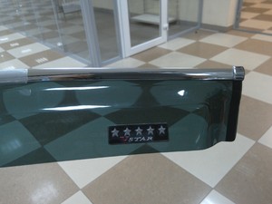 Дефлекторы окон клеящиеся V-STAR для BMW X5 (E70) 2007- (хромированный молдинг).