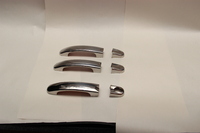 Накладки на ручки дверей из нержавеющей стали Турция для Volkswagen T5 2003- (цвет хром)