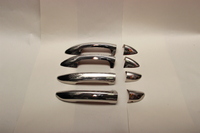 Накладки на ручки дверей из нержавеющей стали Турция для Volkswagen Passat 2005- (цвет хром)