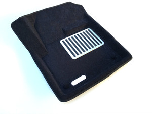 Ковры 3D ворсовые Euromat 3D ЛЮКС для LAND Discovery Sport 2014- (цвет Черный)