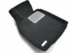 Ковры 3D ворсовые Euromat 3D ЛЮКС для Porsche Cayman 2012- (цвет Черный)