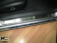 Накладки порогов Premium Natanika для Subaru Legacy 2003-2009 P-SB04 (2 шт.)