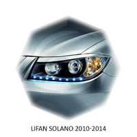 Реснички на фары CarlSteelman для Lifan SOLANO 2007-