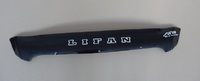 Дефлектор капота VIP TUNING для Lifan X60 2013- (короткий)