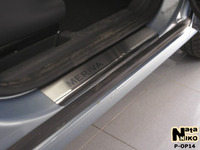 Накладки порогов Premium Natanika для Opel Meriva 2010- P-OP14 (4 шт.)