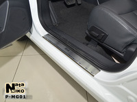 Накладки порогов Premium Natanika для MG 350 2012- P-MG01 (4 шт.)