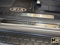 Накладки порогов Premium Natanika для KIA Mohave 2009- P-KI18 (4 шт.)