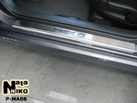 Накладки порогов Premium Natanika для Mazda 6 2008- P-MA08 (4 шт.)