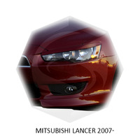 Реснички на фары CarlSteelman для Mitsubishi Lancer 2007-