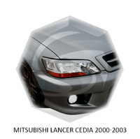 Реснички на фары CarlSteelman для Mitsubishi Lancer 2000-2003