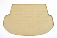 Коврик багажника Norplast для Hyundai Santa Fe (DM) (2012-2018) (5 мест) бежевый