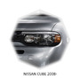 Реснички на фары CarlSteelman для Nissan CUBE 2009-