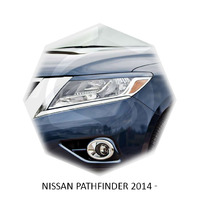 Реснички на фары CarlSteelman для Nissan Pathfinder 2014-