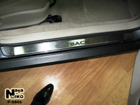 Накладки порогов Premium Natanika для Subaru Outback 2000-2004 P-SB06 (2 шт.)