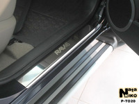 Накладки порогов Premium Natanika для Toyota RAV-4 2006- P-TO20 (4 шт.)