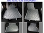 Ковры резиновые Rotex для Volkswagen Golf 2003-2009 (цвет Черный)
