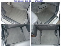 Ковры резиновые Rotex для BMW 5 E60 2003-2010 (цвет Черный)