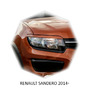 Реснички на фары CarlSteelman для Renault Sandero 2014-