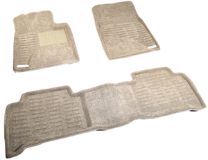 Ковры 3D ворсовые SATORI для Audi Q7 2012- бежевые