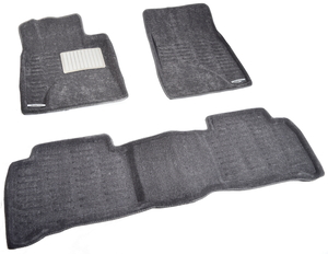 Ковры 3D ворсовые PRADAR для Toyota Land Cruiser 150 Prado 2014- серые