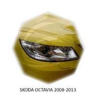 Реснички на фары CarlSteelman для Skoda Octavia 2008-2013