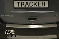Накладки бампера с загибом Natanika для Chevrolet Tracker 2013- Z-CH13 (1 шт.)