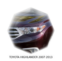 Реснички на фары CarlSteelman для Toyota Highlander 2007-2012