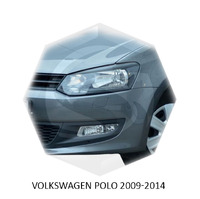 Реснички на фары CarlSteelman для Volkswagen Polo 2009-