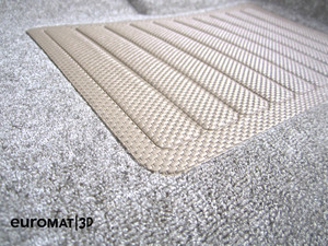 Ковры 3D ворсовые Euromat 3D БИЗНЕС для Volvo XC70 2007- (цвет Бежевый)