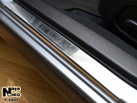 Накладки порогов Premium Natanika для Subaru XV 2012- P-SB09 (4 шт.)