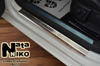 Накладки порогов Premium Natanika для Alfa Romeo 147 2000- (3 двери) P-AR01 (2 шт.)