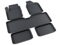 Ковры полиуретановые AGATEK для Volkswagen Sharan 1995-2010 черные